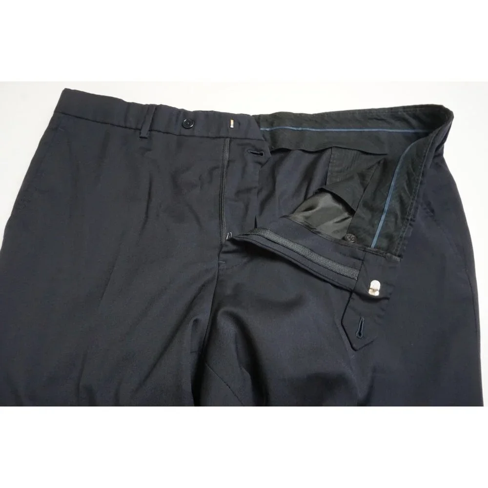 Brooks Brothers Fitzgerald Navy Blue 100% Wool 2 Pc Suit Jacket Pants Sz 45R
